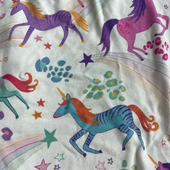 Little Sleepies Viscose Bamboo Magical Unicorn Pajama Set - Pink and Purple 3T - Picture 2 of 4